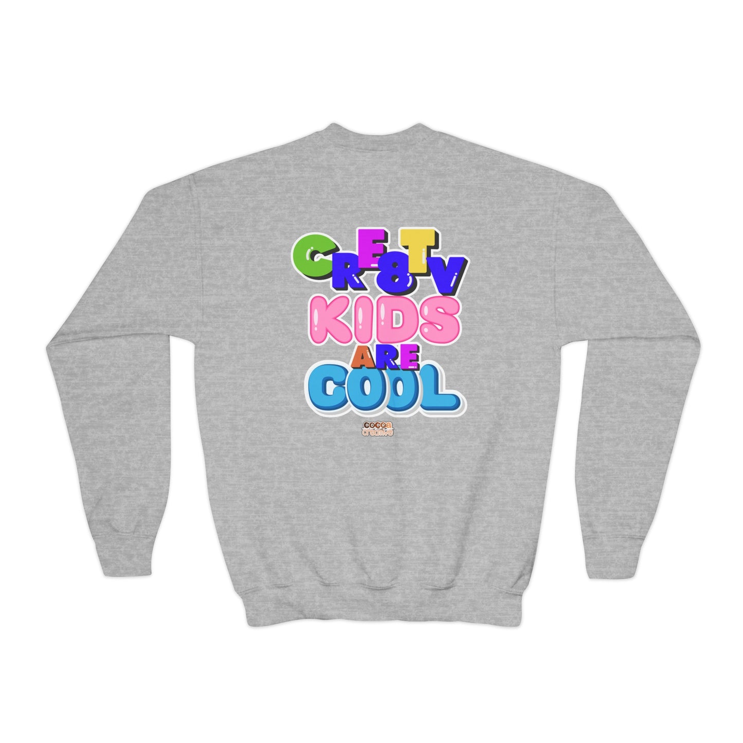 Cre8tv Kids Are Cool Youth Crewneck Sweatshirt