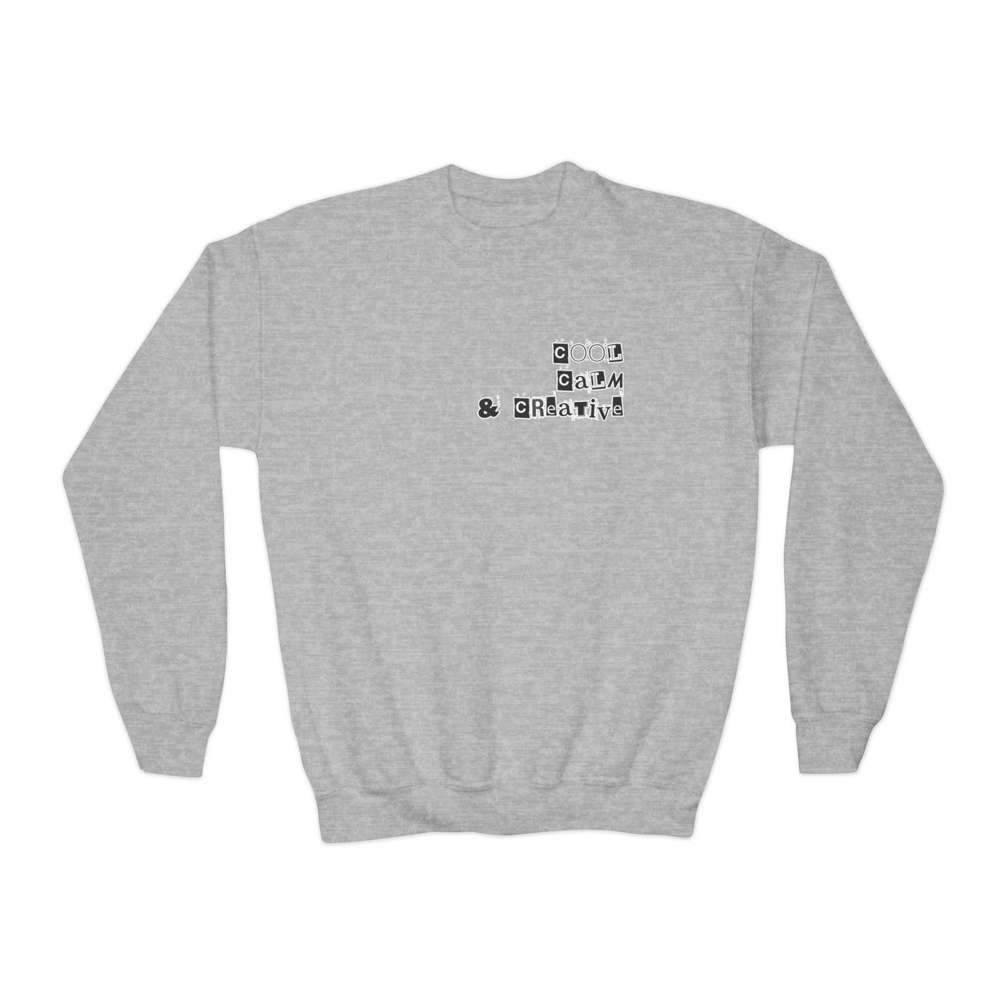 Cre8tv Kids Are Cool Youth Crewneck Sweatshirt