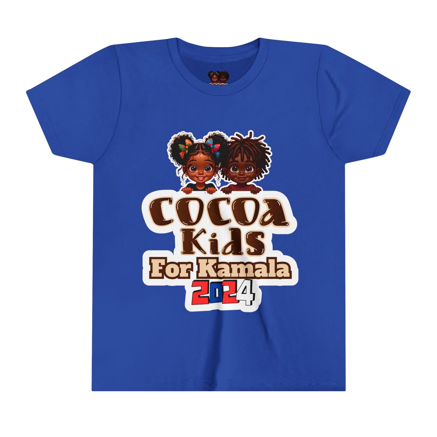 Cocoa Kids For Kamala Youth Presidential Tee