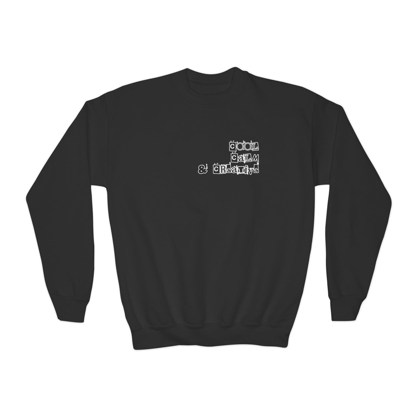 Cre8tv Kids Are Cool Youth Crewneck Sweatshirt