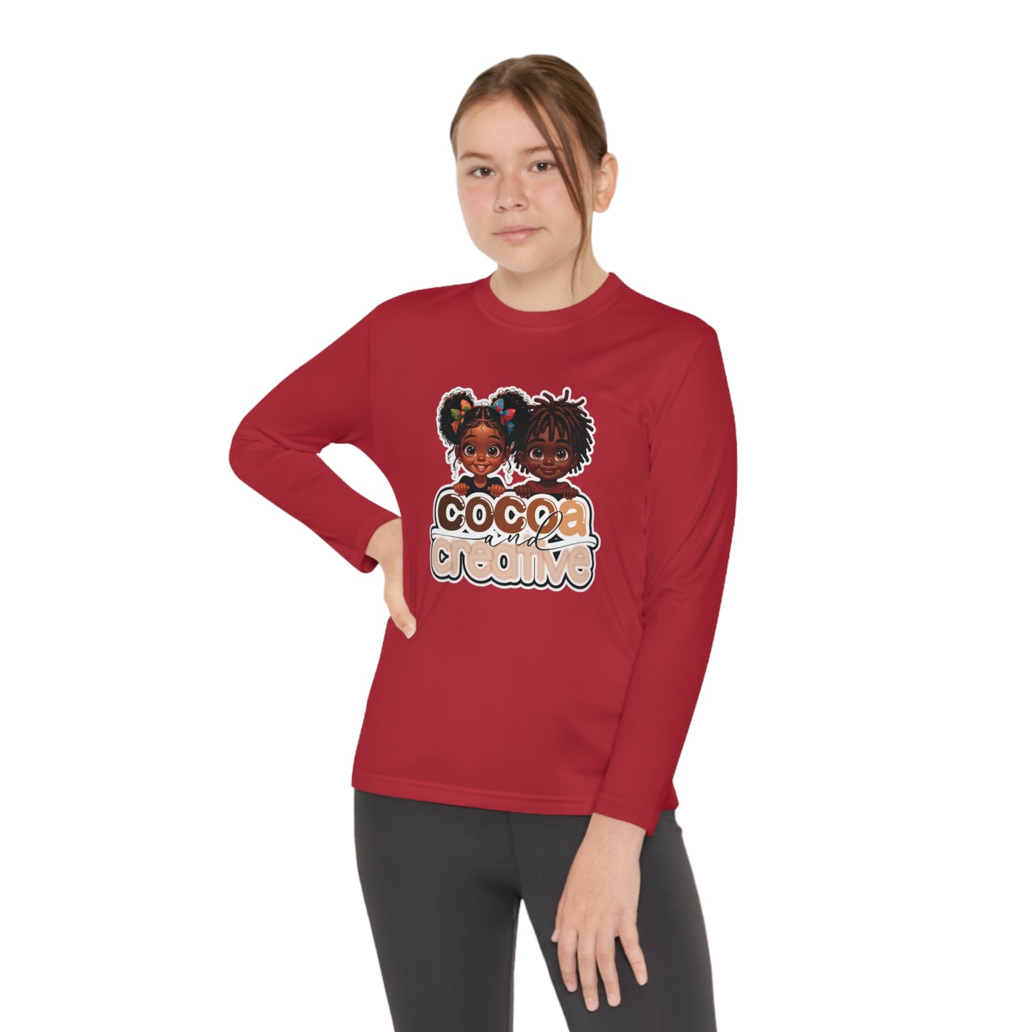 Cocoa and Creative Long Sleeve Youth Tee