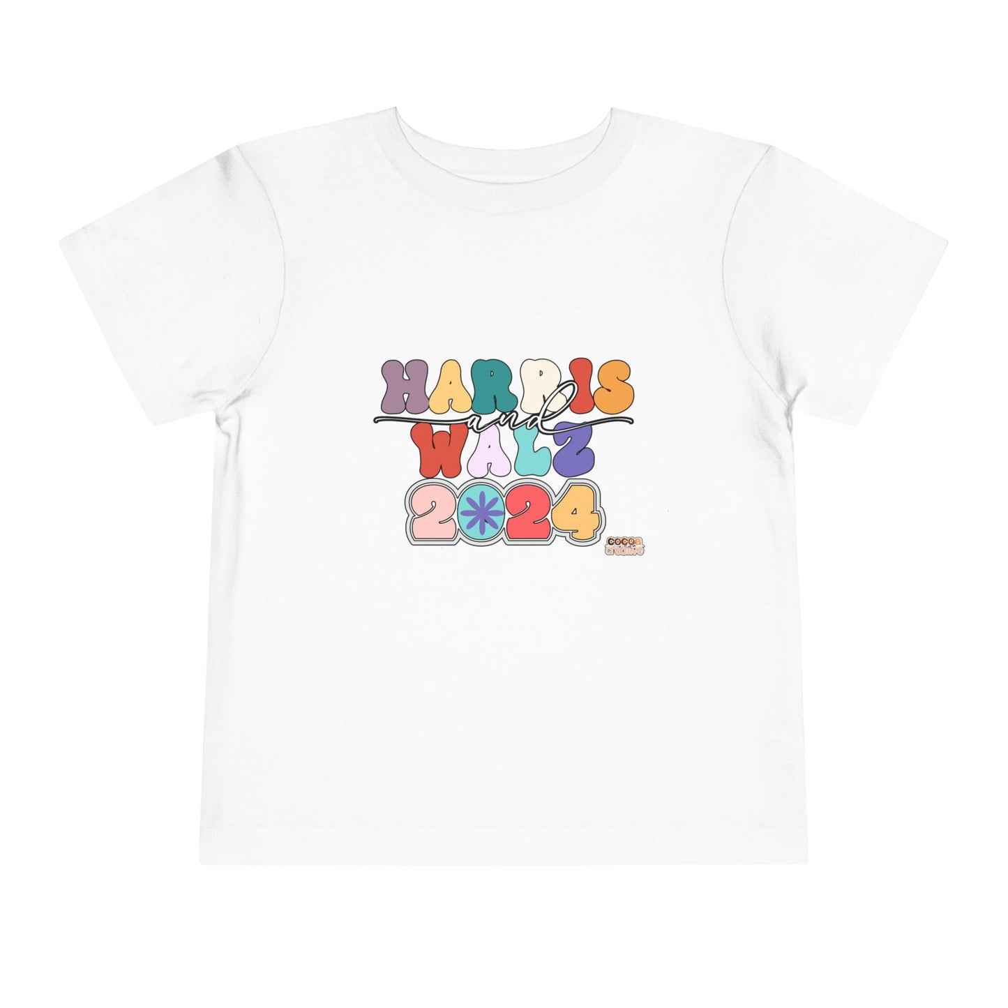 Harris and Walz 2024 Toddler Election Tee