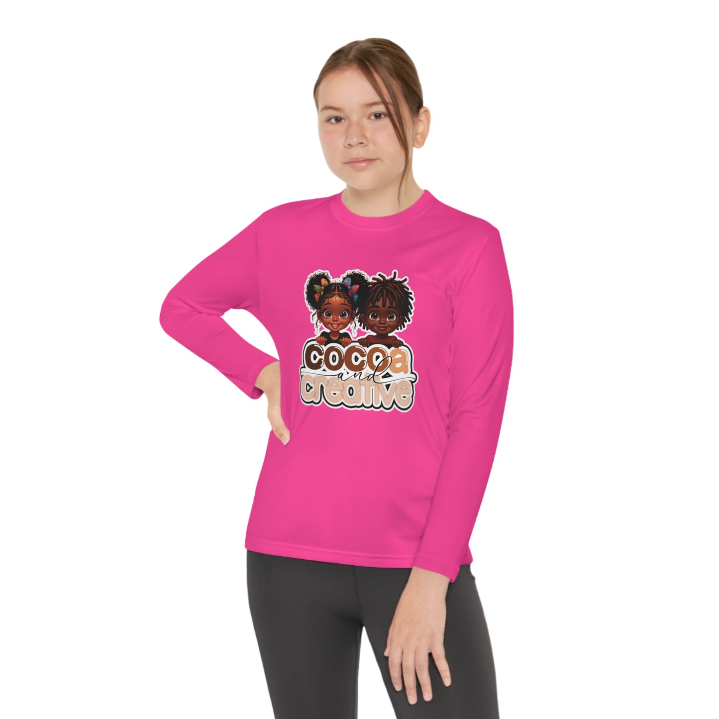 Cocoa and Creative Long Sleeve Youth Tee