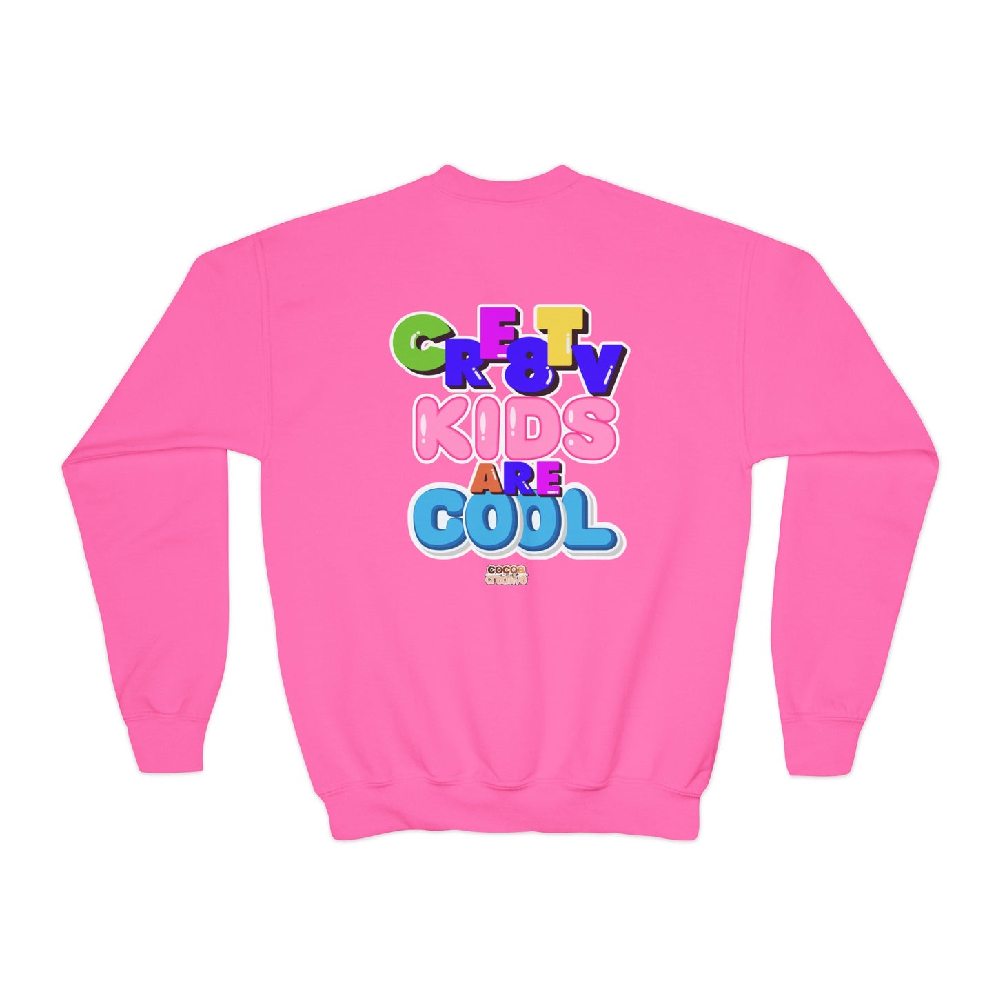 Cre8tv Kids Are Cool Youth Crewneck Sweatshirt