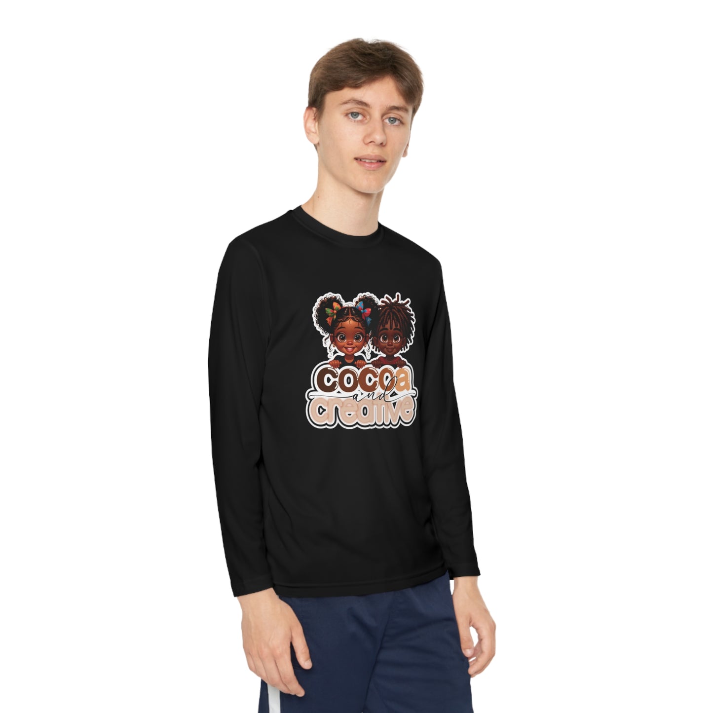 Cocoa and Creative Long Sleeve Youth Tee