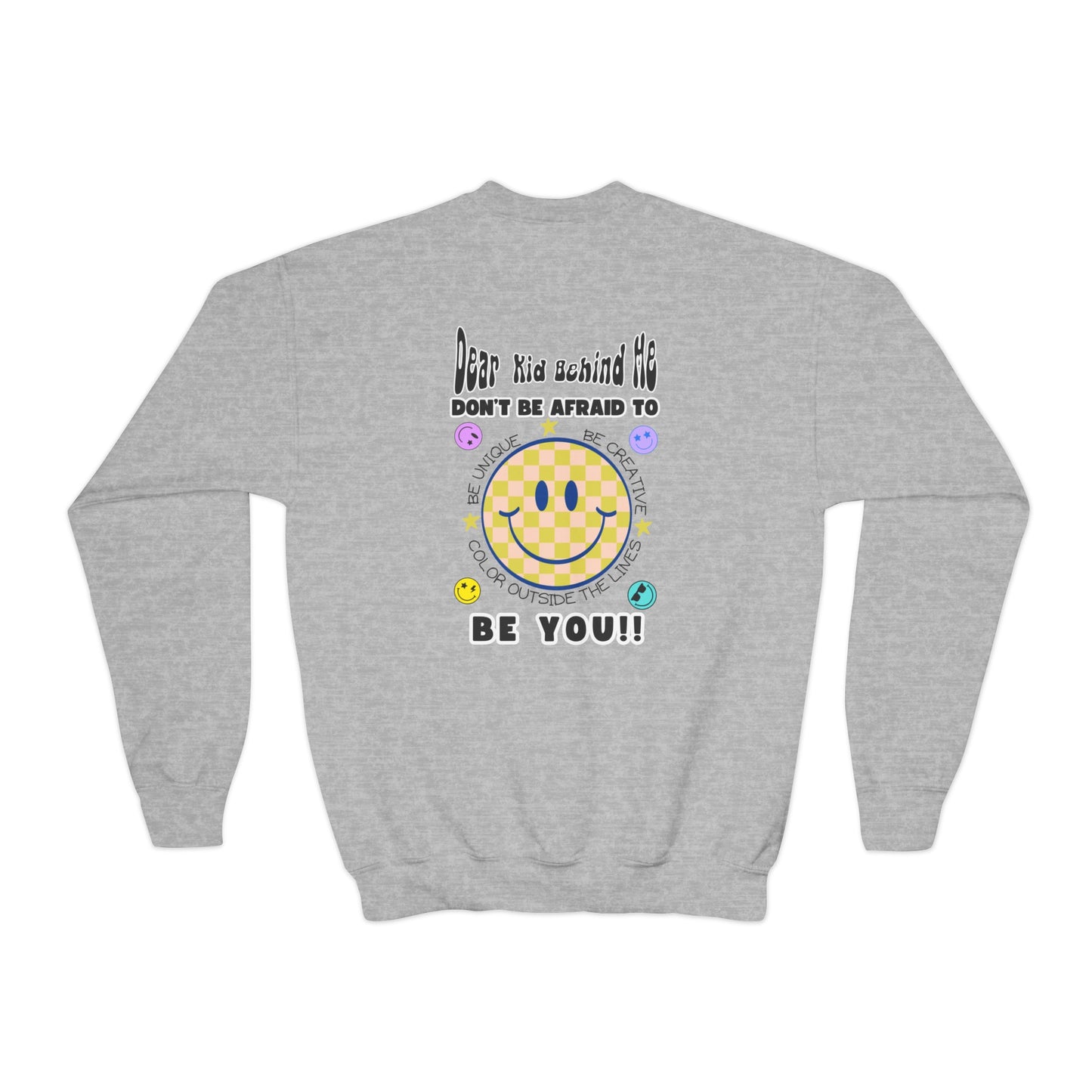 Dear Kid Behind Me Youth Crewneck Sweatshirt