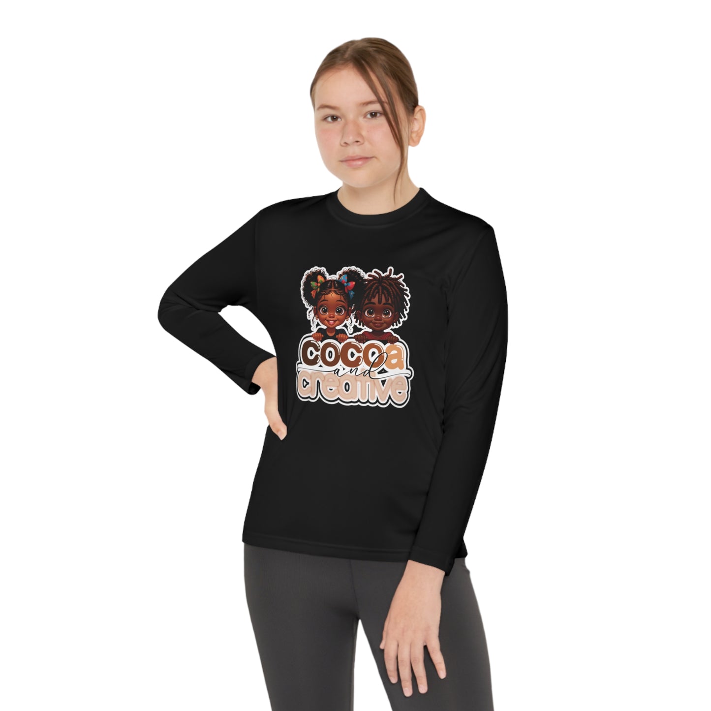 Cocoa and Creative Long Sleeve Youth Tee