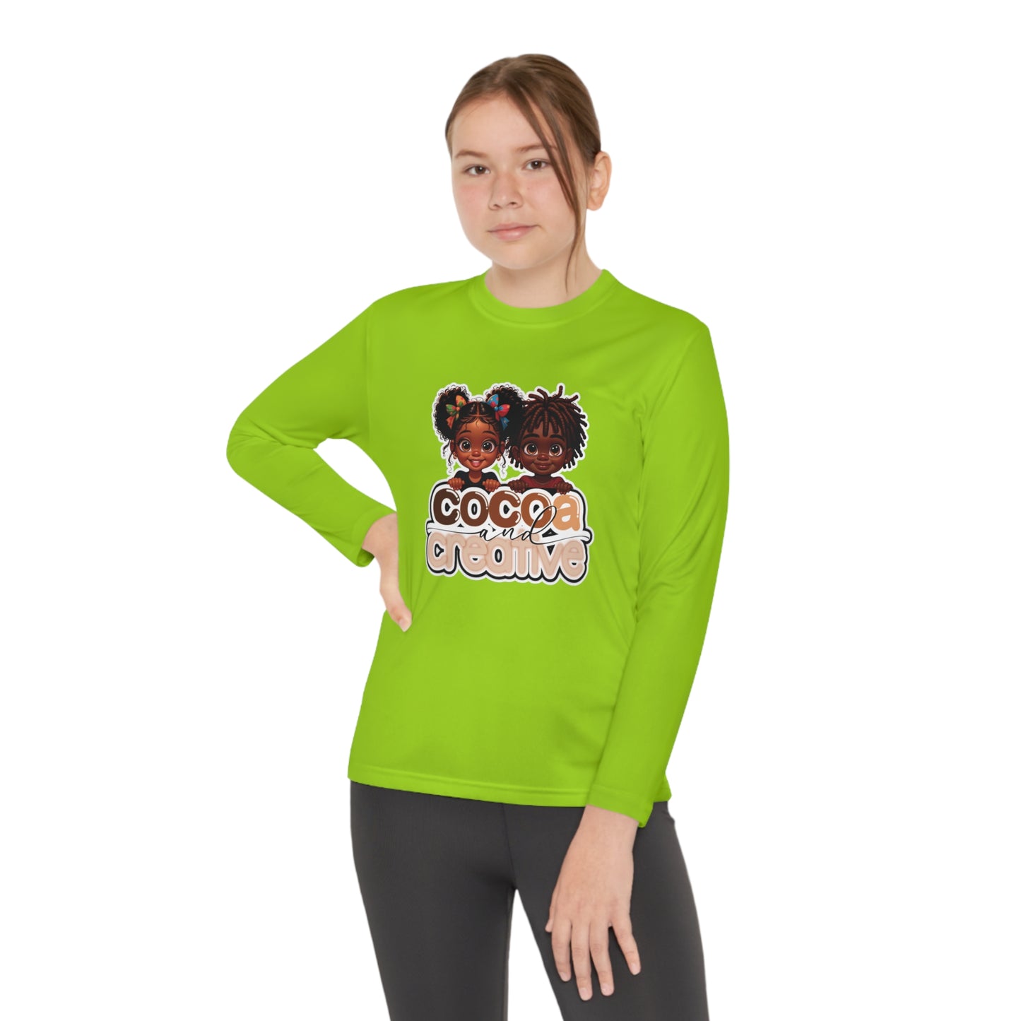 Cocoa and Creative Long Sleeve Youth Tee