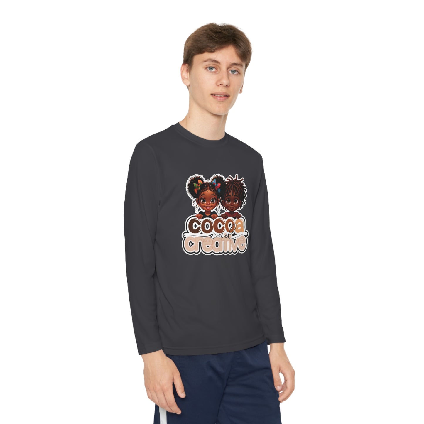 Cocoa and Creative Long Sleeve Youth Tee