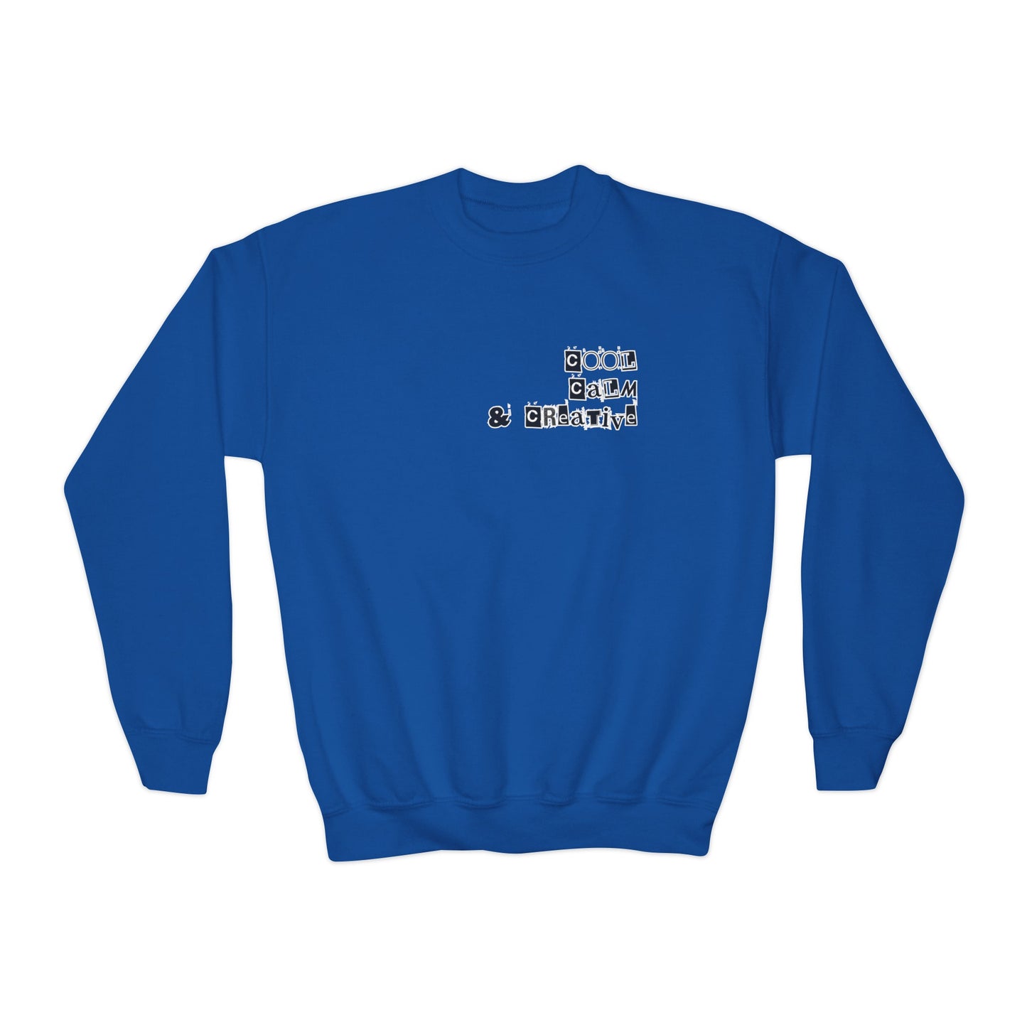 Cre8tv Kids Are Cool Youth Crewneck Sweatshirt