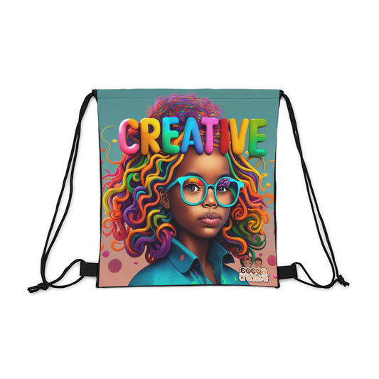 Creatively Bold Drawstring Bag