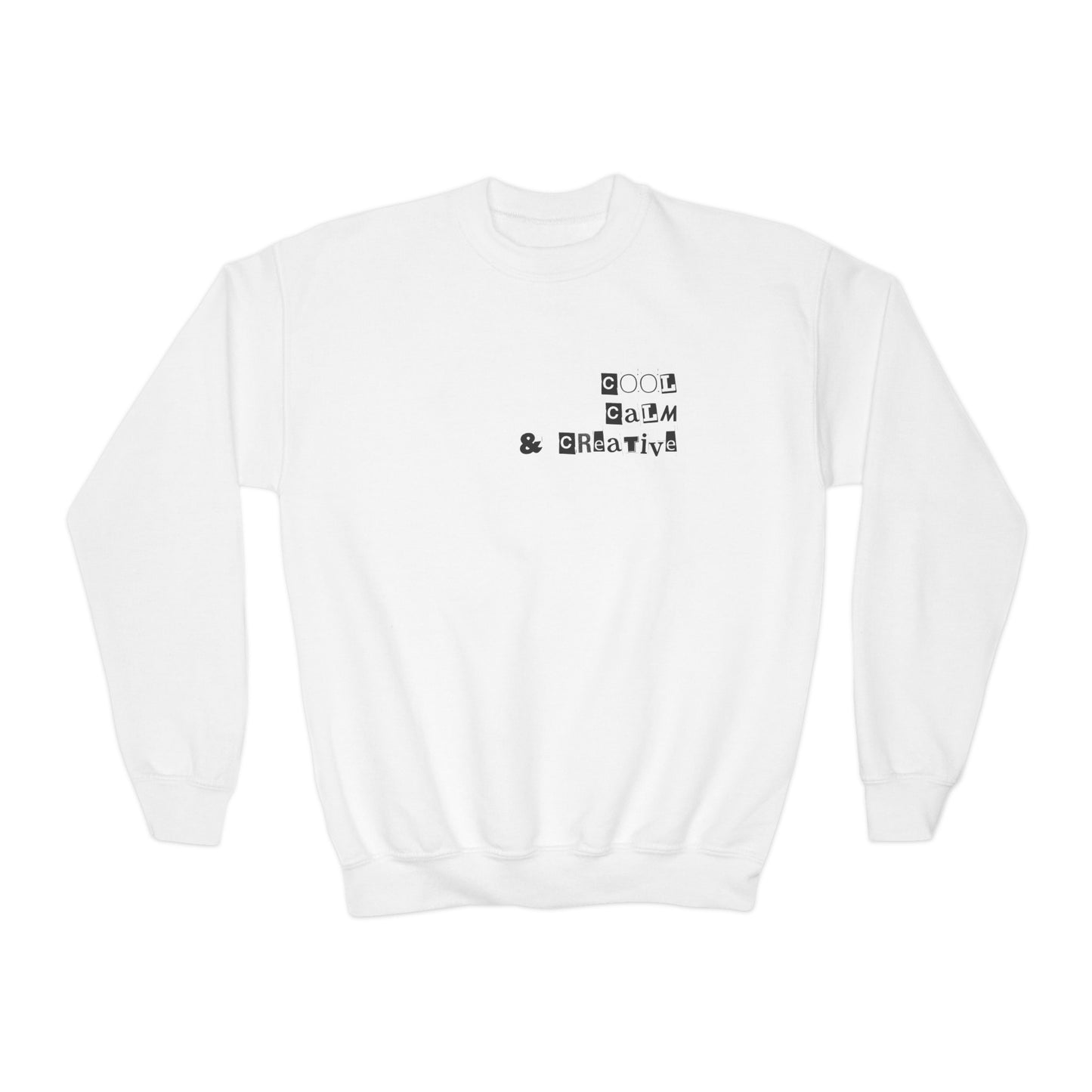 Cre8tv Kids Are Cool Youth Crewneck Sweatshirt