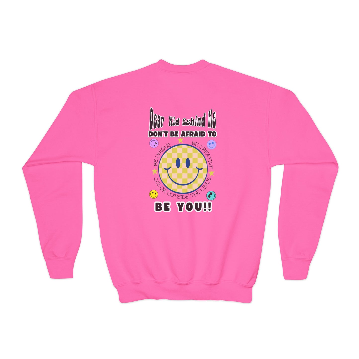 Dear Kid Behind Me Youth Crewneck Sweatshirt