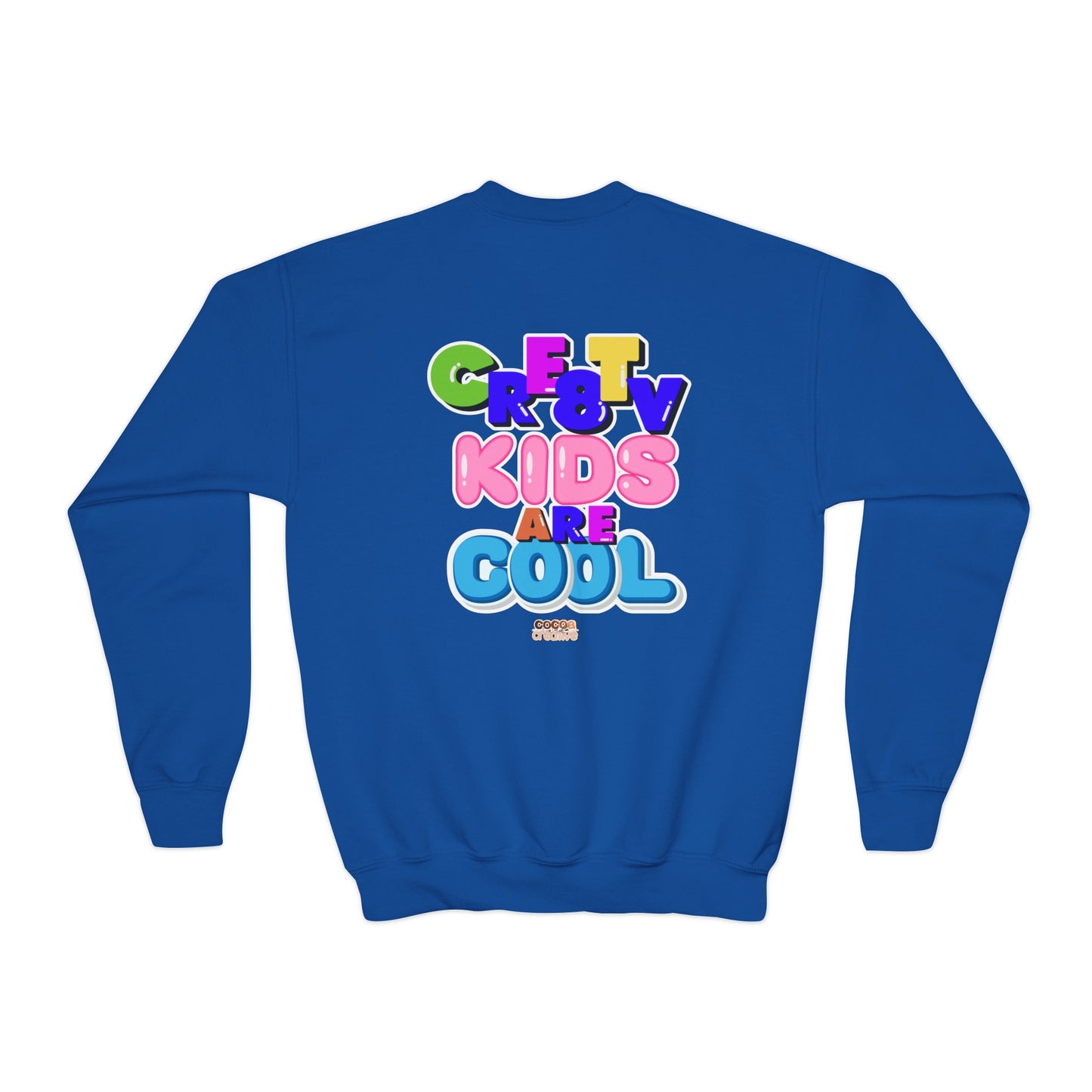 Cre8tv Kids Are Cool Youth Crewneck Sweatshirt