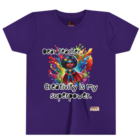 Creativity is My Superpower Girls Youth Tee