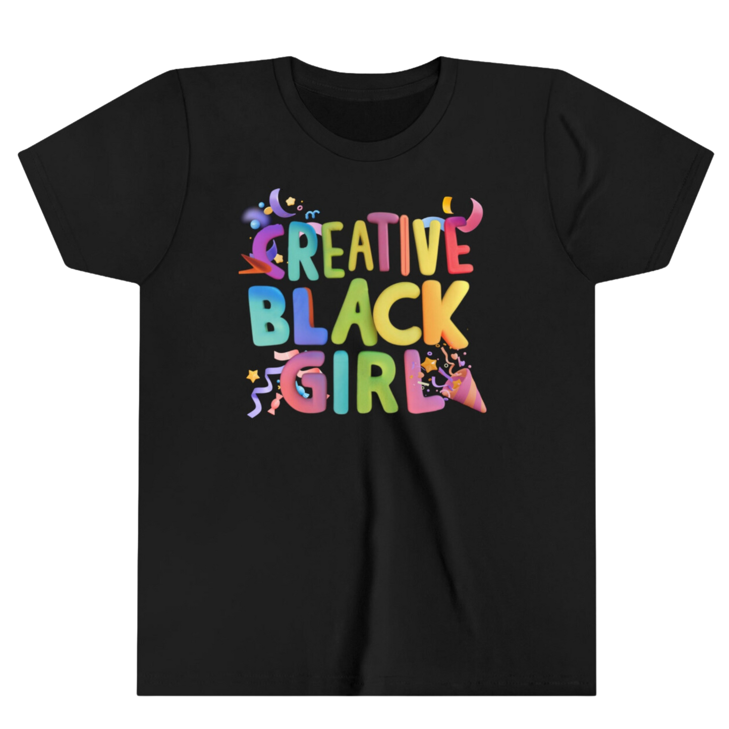 Creative Black Girl Kids Tee