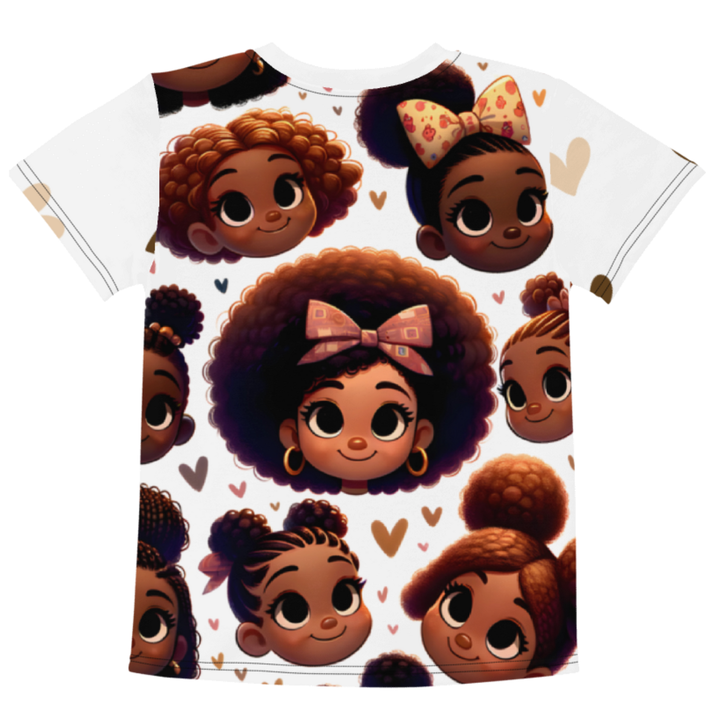 Faces of a Black Girl Toddler Tee