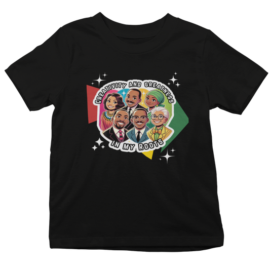 Greatness in My Roots Youth Short Sleeve Tee