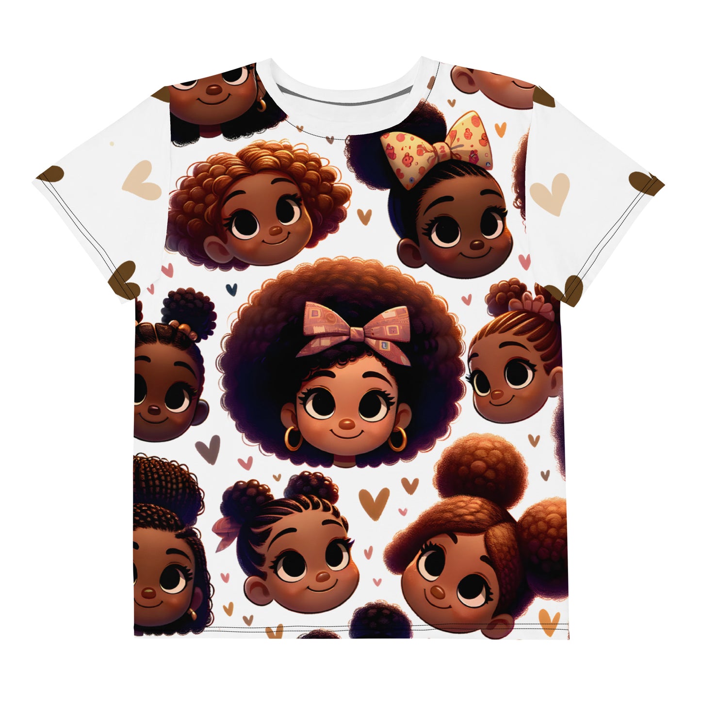 Faces of a Black Girl Youth Tee